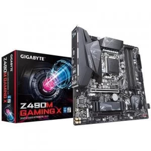 image of Gigabyte Z490M GAMING X (rev. 1.0) LGA 1200 Micro ATX Intel Z490