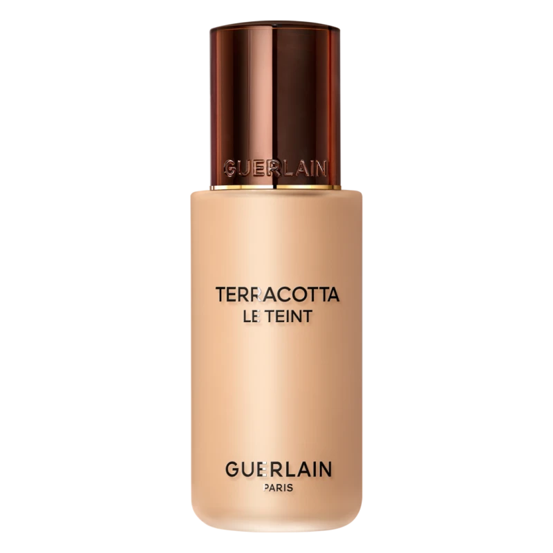 Image of GUERLAIN Terracotta Le Teint Healthy Glow Natural Perfection Foundation 35ml (Various Shades) - 3W WARM / DORE