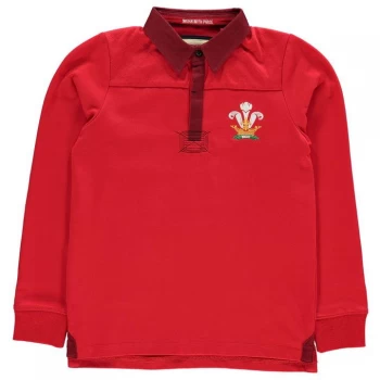 Image of Rugby World Cup Long Sleeve Jersey Junior Boys - Wales