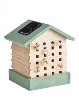 Image of Bee Hive With Solar Lights