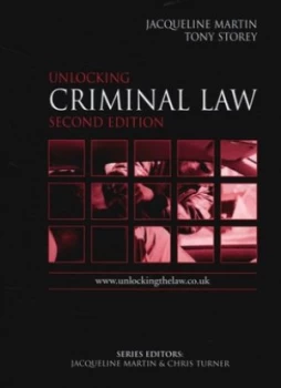 Image of Unlocking Criminal Law by Jacqueline Martin Book