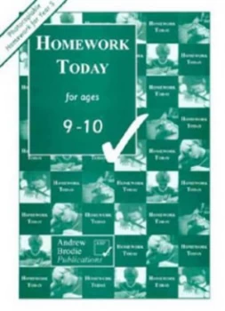 Image of Homework Today for Ages 9-10 by Andrew Brodie Paperback