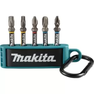 image of Makita 5 Piece Impact Screwdriver Bit Set