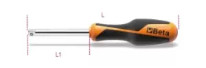 Image of Beta Tools 900 BG/30 1/4" Square Drive Spinner Handle L1: 68mm 009000834