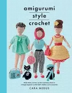 Image of amigurumi style crochet make betty and bert and dress them in vintage inspi