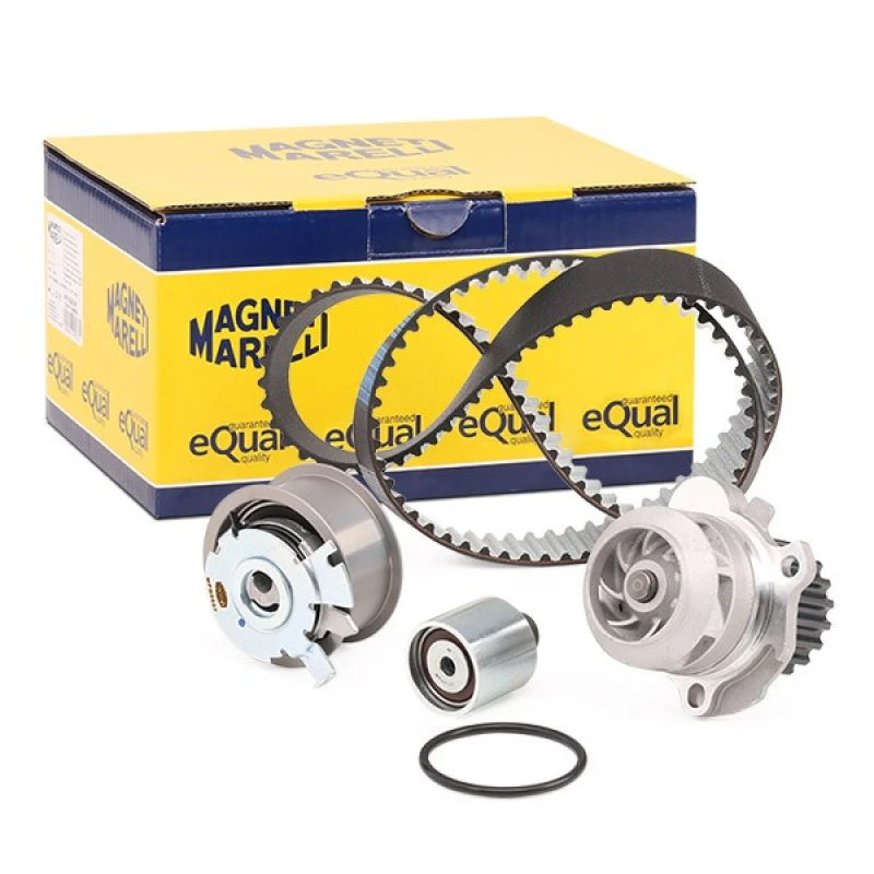 Image of MAGNETI MARELLI Water pump and timing belt kit MAGNETI MARELLI 132011160048