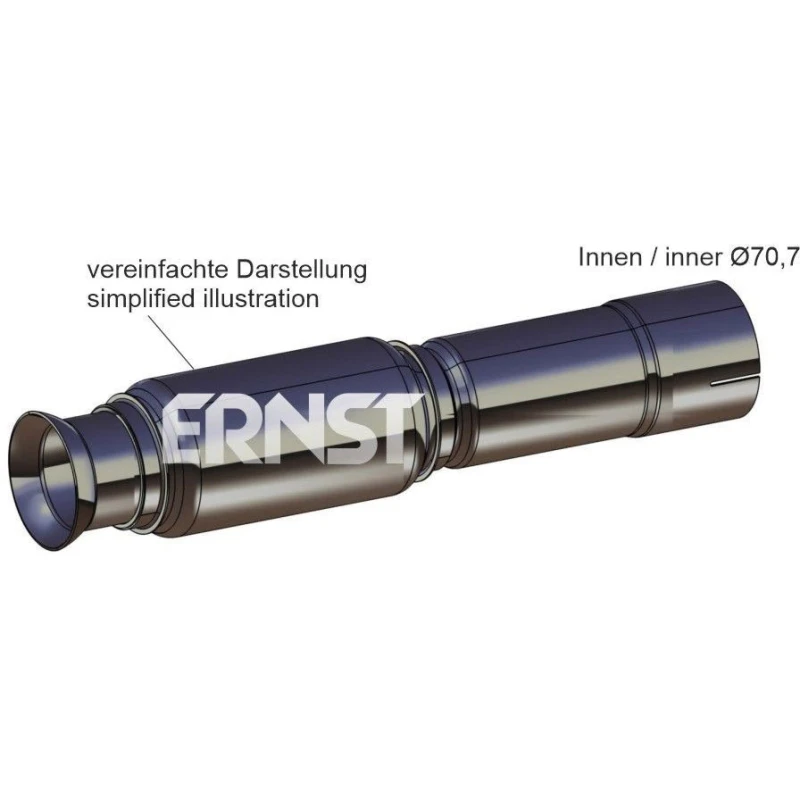 Image of ERNST 465083 Flex Hose, exhaust system Flex Hose,exhaust system (3971)