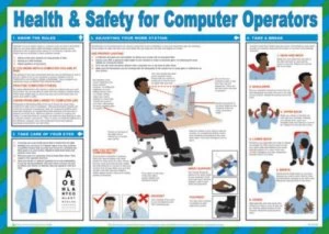 Image of Safety Poster-H&S For Computer Operators