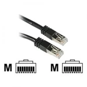Image of C2G 20m Shielded Cat5E Moulded Patch Cable - Black