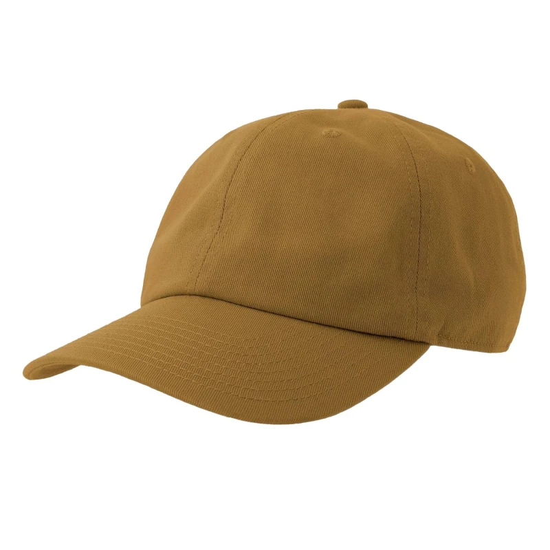 Image of Atlantis Mens Dad 6 Panel Baseball Cap in Mustard Mustard Male One Size