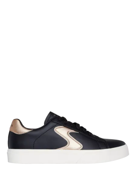 image of Skechers Womens Eden LX - Beaming Glory Trainers UK Size 4 (EU 37) Black Rose Gold SKE2344-BKRG-4