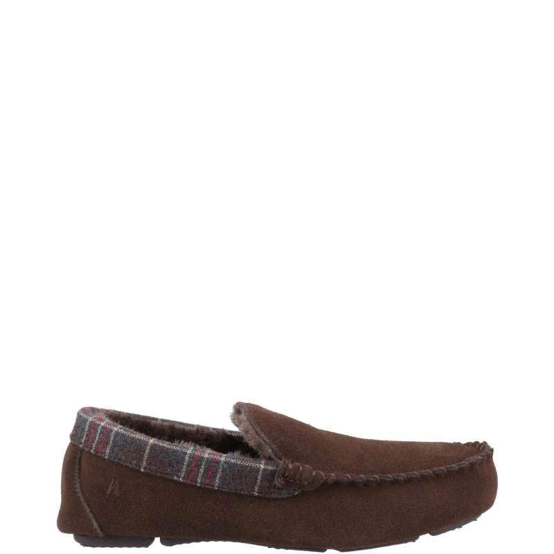 Image of Hush Puppies Hush Puppies Men Andreas Slipper in Brown Size: 6 Brown 6 Male 5038600968258