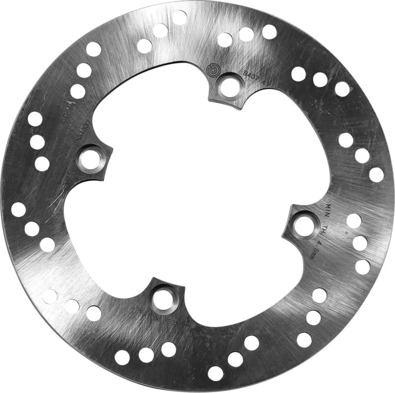 Image of 68B40749 - Brembo Oro Prime Line Fixed Brake Disc For Honda CB-1 400 F 1989-1991 Fits Front Or Rear Silver 68B40749