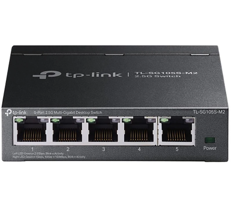 Image of TP-LINK TL-SG105S-M2 Standard Network Switch - 5 port, Black 4895252505139