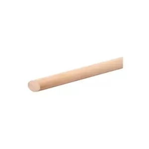 Beech Dowel Smooth Wood Rod Pegs 1m - Diameter 12mm - Pack of 1