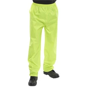 Image of Bdri Weatherproof Large Work Trousers Saturn Yellow