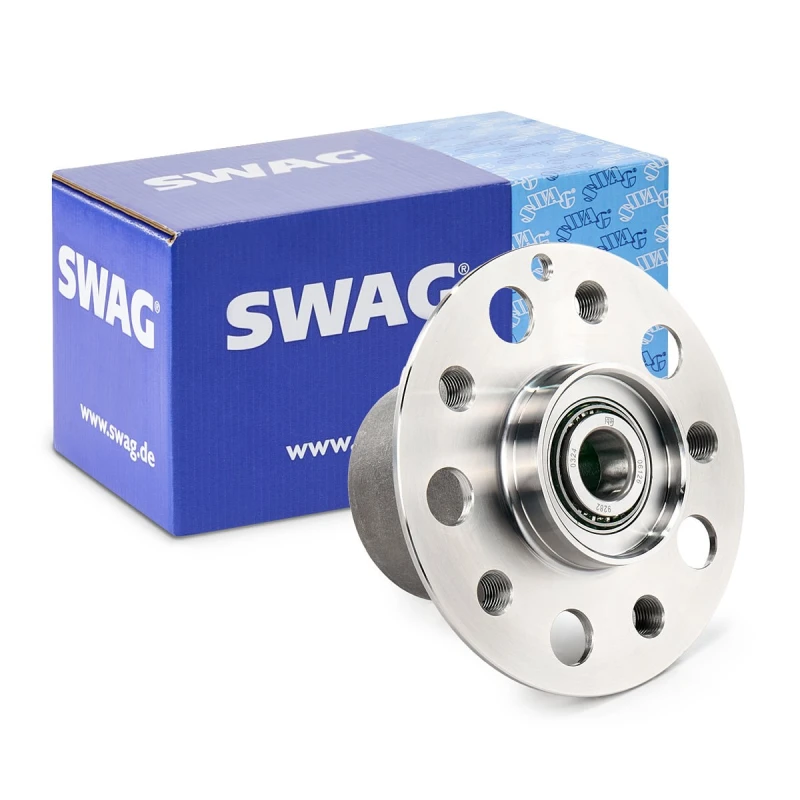 Image of SWAG 10 93 8652 Wheel bearing kit Front Axle, with ABS sensor ring Wheel Bearing Kit (654)