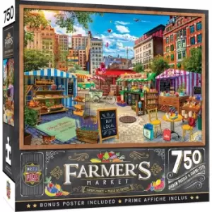 Image of Masterpieces Puzzle Farmers Market Buy Local Honey Puzzle 750 Piece Jigsaw Puzzle