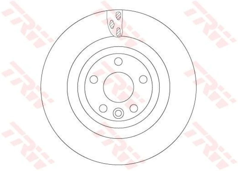 Image of Brake disc TRW DF6706S