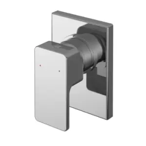 image of Nuie Square Manual Shower Valve - Chrome