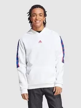 Image of adidas Sportswear BrandLove Hoodie - White, Size S, Men