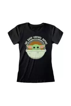 image of Eat Sleep Levitate The Child Fitted T-Shirt