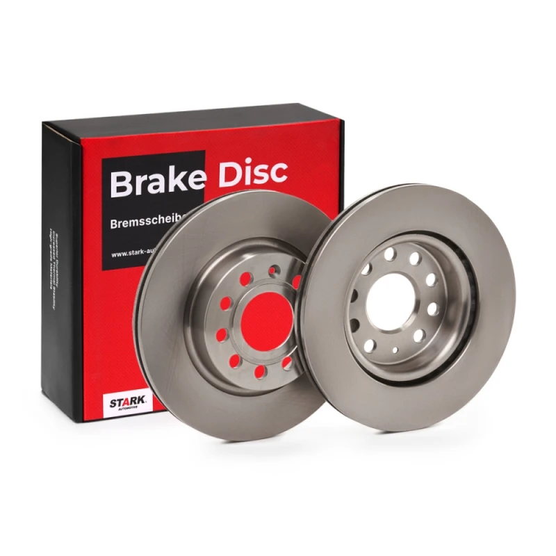 Image of STARK SKAD-2026 Brake disc Front Axle, Vented, Cast Iron, Uncoated, Untreated, without bolts/screws Cast Iron Brake Disc (82)