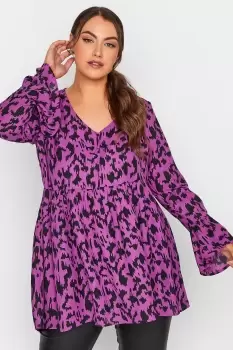 Image of Dipped Hem Blouse