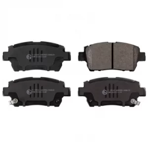 Image of Brake Pad set 16725 by Febi Bilstein Front Axle