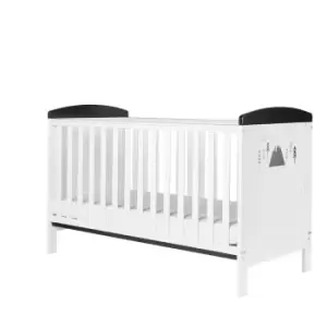Image of Ickle Bubba Coleby Style Cot Bed - Mono Mountains