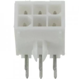 Image of TE Connectivity 1 770969 0 Pin enclosure PCB Mini Universal MATE N LOK Total number of pins 6 Contact spacing 4.14 mm