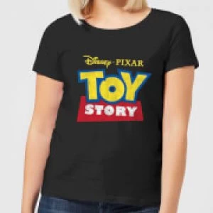 Image of Toy Story Logo Womens T-Shirt - Black