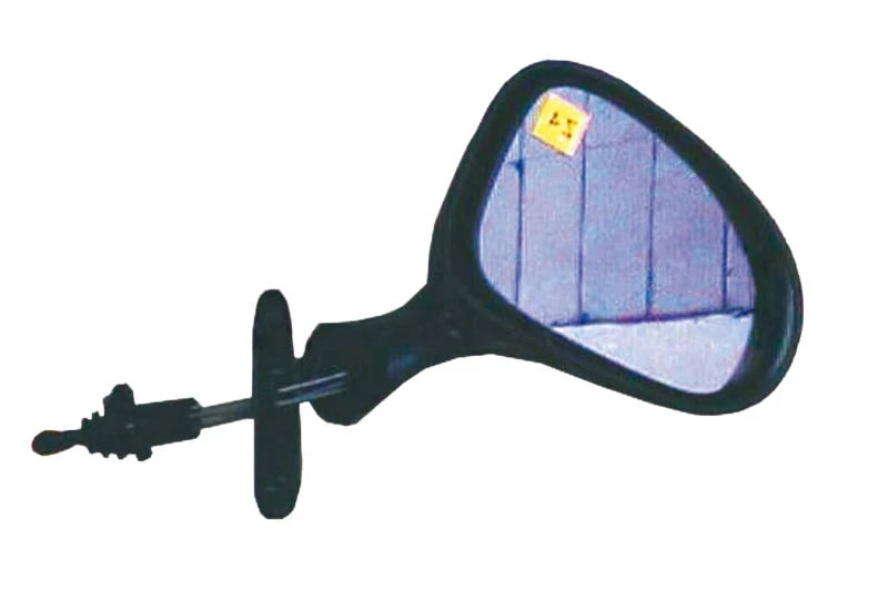 Image of PRASCO DW3207123 Wing mirror Right, black, Manual, Convex Outside Mirror (50)