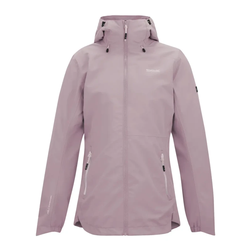 Image of Womens waterproof jacket Regatta Hamara IV Violet Female 38