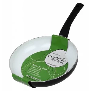 image of Easy Cook Non Stick Ceramic Fry Pan 24cm