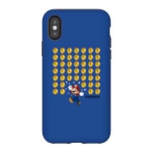 image of Nintendo Super Mario Coin Drop Phone Case - iPhone X - Tough Case - Gloss