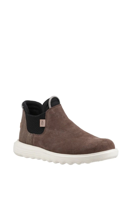Image of HEYDUDE Womens Branson Boot in Brown Size: 5 Brown Female 5