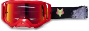 image of FOX Airspace Dkay Mirrored Motocross Goggles, red, Size One Size