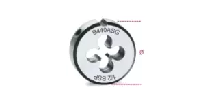 Image of Beta Tools 440ASG Chrome-Steel Cylindrical GAS BSP Thread Round Die 1" x 11