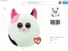 Image of Muffin Cat Squish-A-Boo 14"