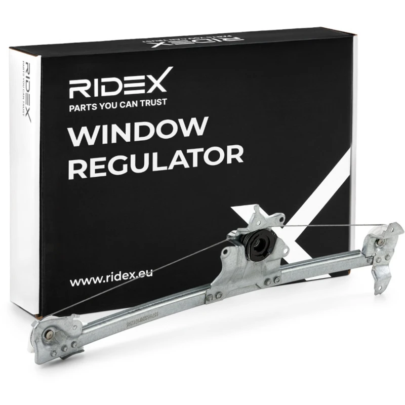 Image of RIDEX 1561W0293 Window regulator Left Rear, Operating Mode: Electric, without electric motor Window Winder (1561)