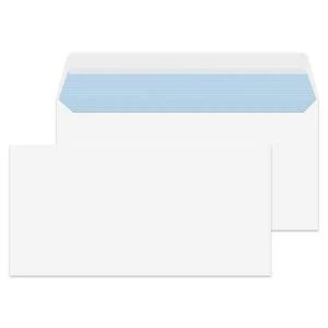 Image of Value Wallet PS Plain DL 110x220mm 100gsm White Pack 500 40072BL