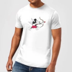 Image of Disney Mickey Cupid Mens T-Shirt - White