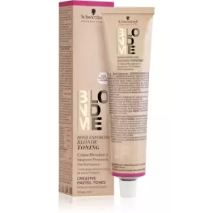 Image of Schwarzkopf Professional Blondme Toning toning hair colour Blue 60 ml