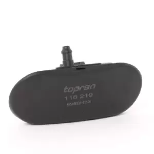 Image of TOPRAN Windscreen Washer Jet 116 219 Spray Nozzle,Washer Fluid Jet, windscreen AUDI,A6 Avant (4F5, C6),A3 Schragheck (8P1),A3 Sportback (8PA)