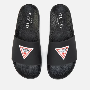Image of Guess Womens Slide Sandals - Black - UK 4