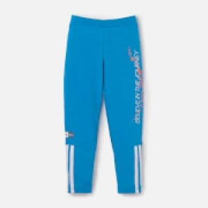 image of adidas Girls Frozen Tights - Bold Aqua - 18-24 months