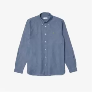 Image of Lacoste Long Sleeve Logo Shirt - Green