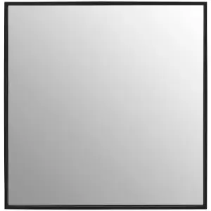 Image of Premier Housewares Matte Black Wall Mirror Medium