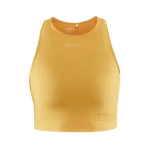 image of Craft Womens/Ladies Pro Hypervent Crop Top (L) (Yellow)